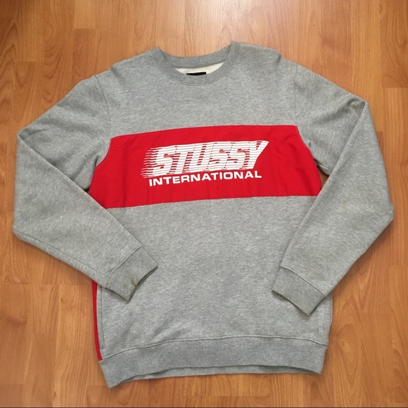 Stussy Other - Stussy International Spell Out Pocketed Crewneck